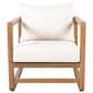 Hearth and Haven 3-Piece Patio Chat Set with Rounded Lines in Beige, , large