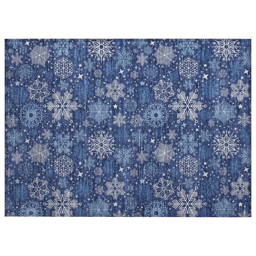 Dalyn Rug Company Wonderland WN31 2"6" x 3"10" Navy Indoor/Outdoor Area Rug, , large