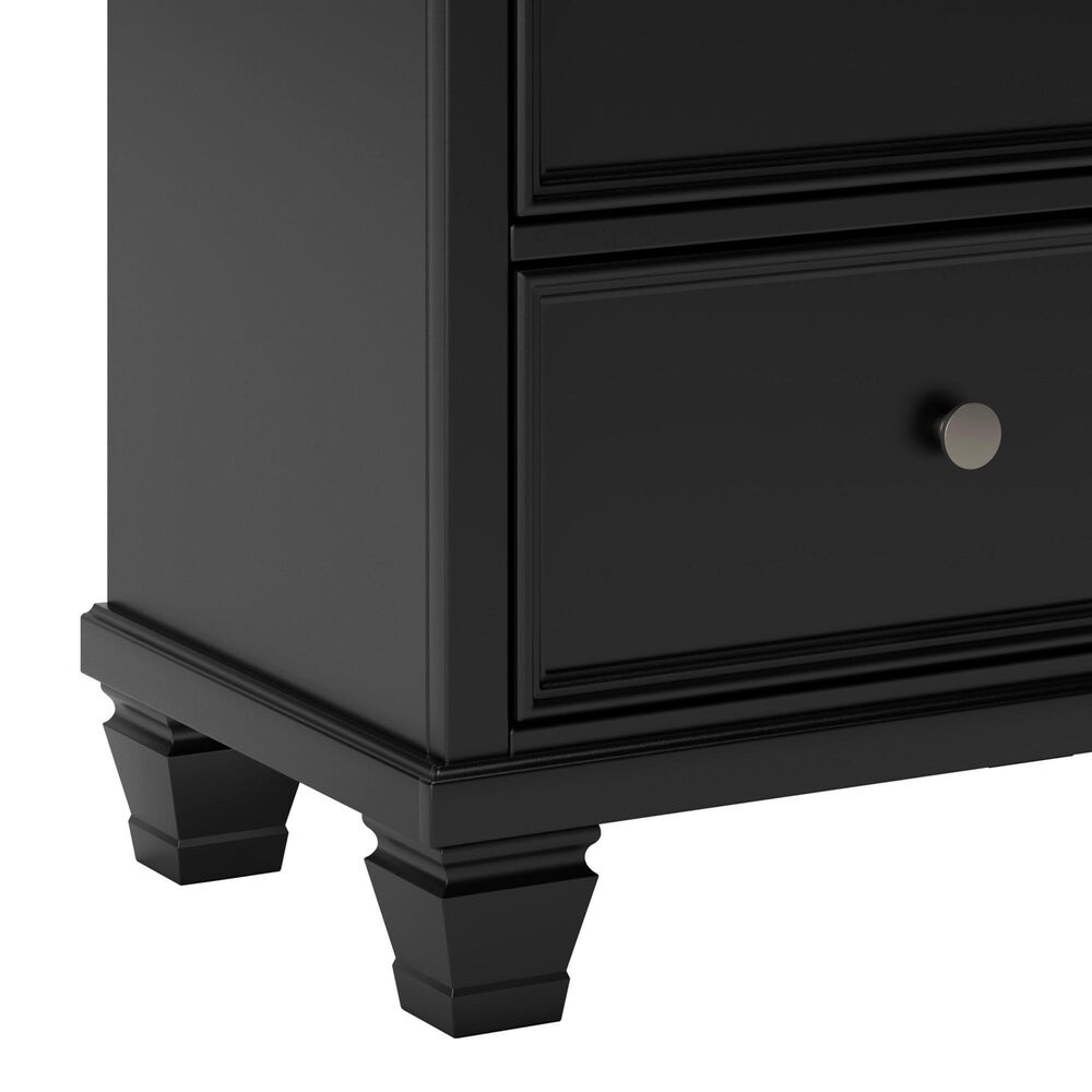 Ashley Lanolee 2-Drawer Nightstand in Black, , large