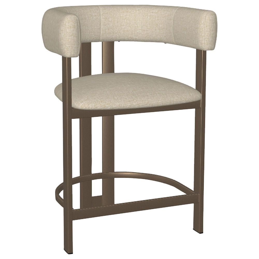 Amisco Clarissa Counter Stool in Sugar Bronze, , large