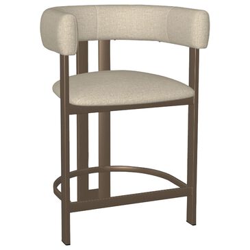 Amisco Clarissa Counter Stool in Sugar Bronze, , large