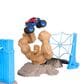 Monster Jam 1:64 Spider-Man Sandman City Battle Playset, , large