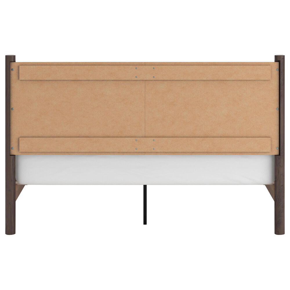 Ashley Pamytta King Panel Platform Bed in Rich Brown, , large
