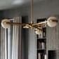 Troy Lighting Kyomi 6-Light Chandelier in Vintage Brass, , large
