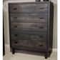 Signature Design by Ashley Toretto 5-Drawer Wide Chest in Charcoal, , large