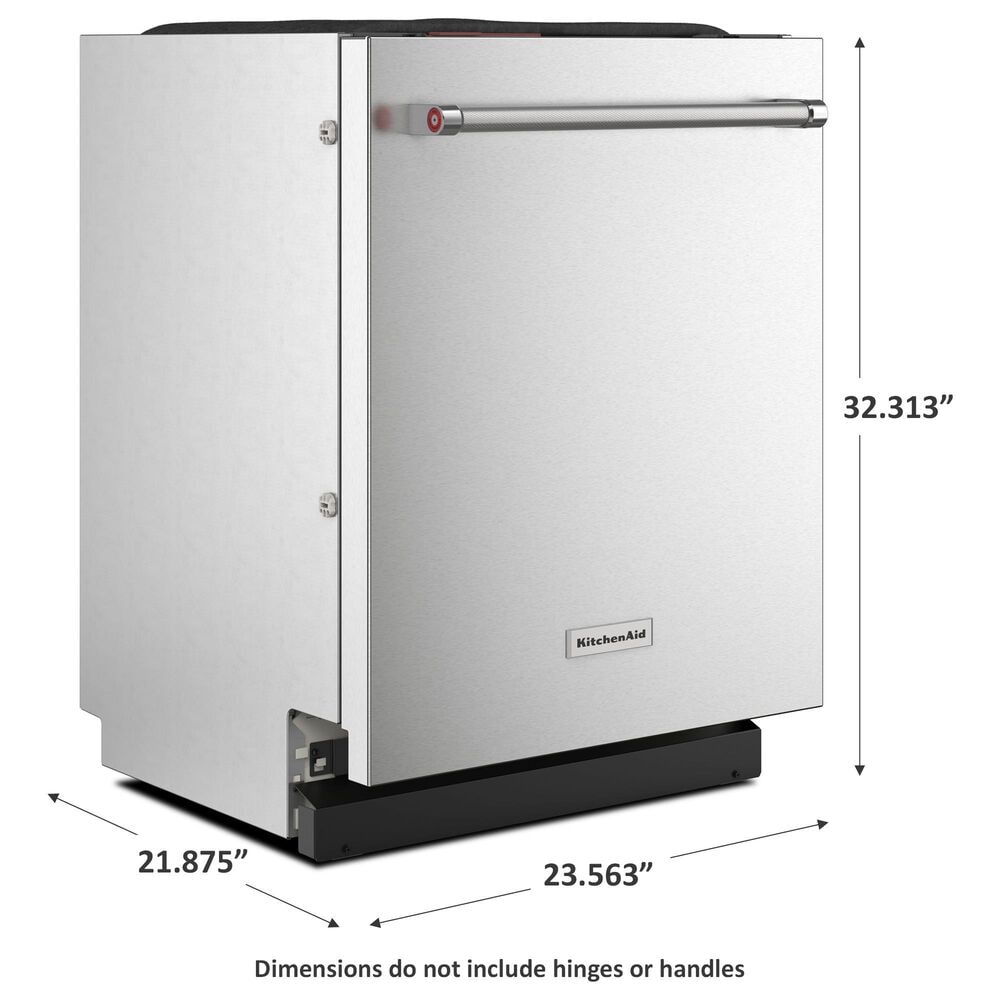 KitchenAid 24" Built-in Dishwasher with 39 dBA in Stainless Steel, , large