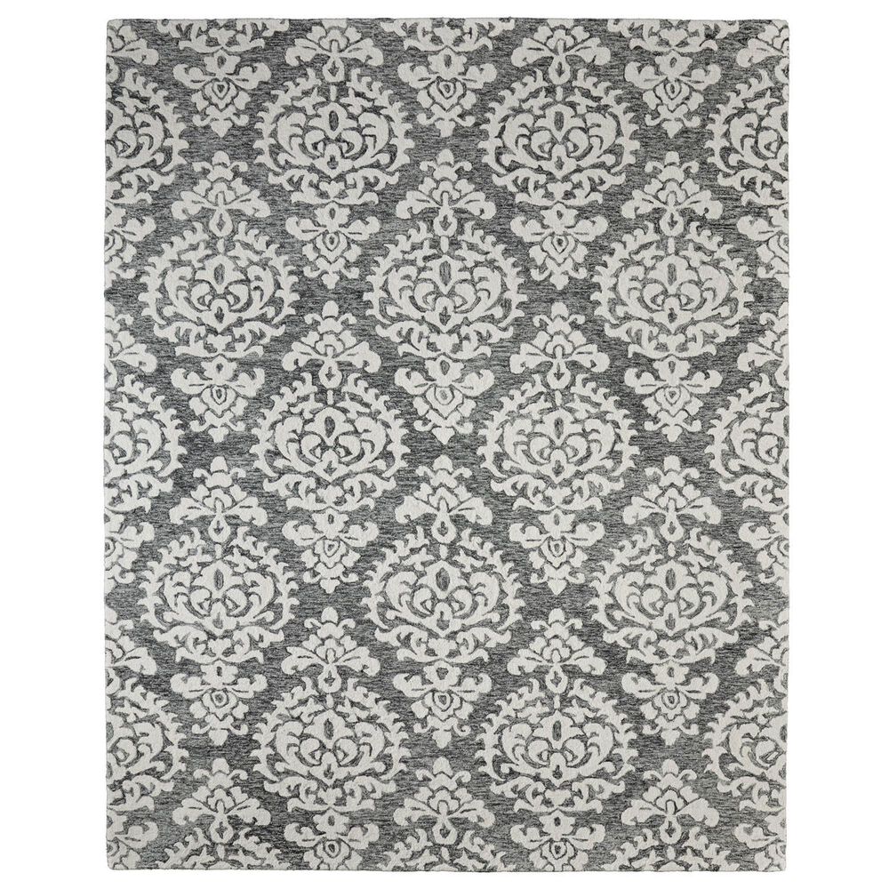 Feizy Belfort Charcoal 10" x 14" Area Rug, , large