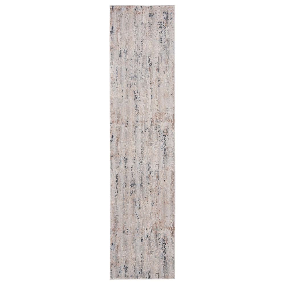 Safavieh Invista 2" x 8" Cream and Charcoal Runner, , large