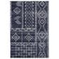 Safavieh Adirondack ADR206N 5"1" x 7"6" Navy and Silver Area Rug, , large