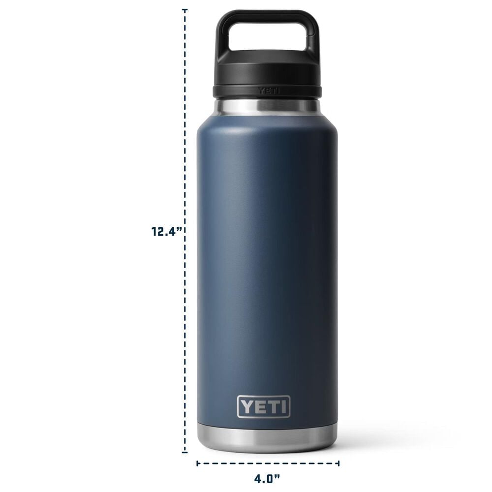 YETI Rambler 46 Oz Water Bottle with Chung Cap in Black, , large
