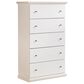 Ashley Bostwick Shoals 5-Piece Full Panel Bedroom Set in White, , large