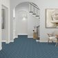 Dal-Tile Scrapbook Keepsake Blue Asanoha 8" x 9" Hexagon Porcelain Tile, , large