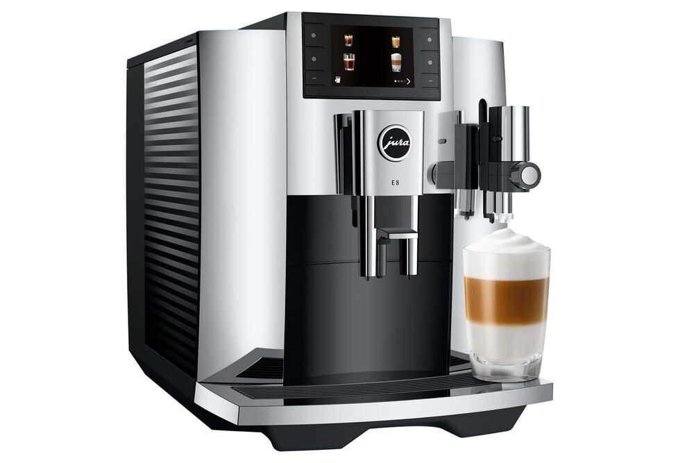 Jura E8 64 Oz Automatic Coffee Maker in Chrome, , large