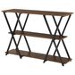 Carolina Chair and Table Dowell Console Table in Elm and Black, , large