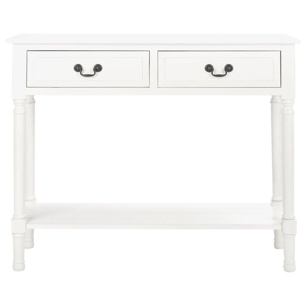 Safavieh Jessa Console Table in Distressed White, , large