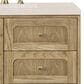 James Martin Vanities Laurent 36" Single Bathroom Vanity in Light Natural Oak with 3 cm Eternal Marfil Quartz Top and Rectangular Sink, , large