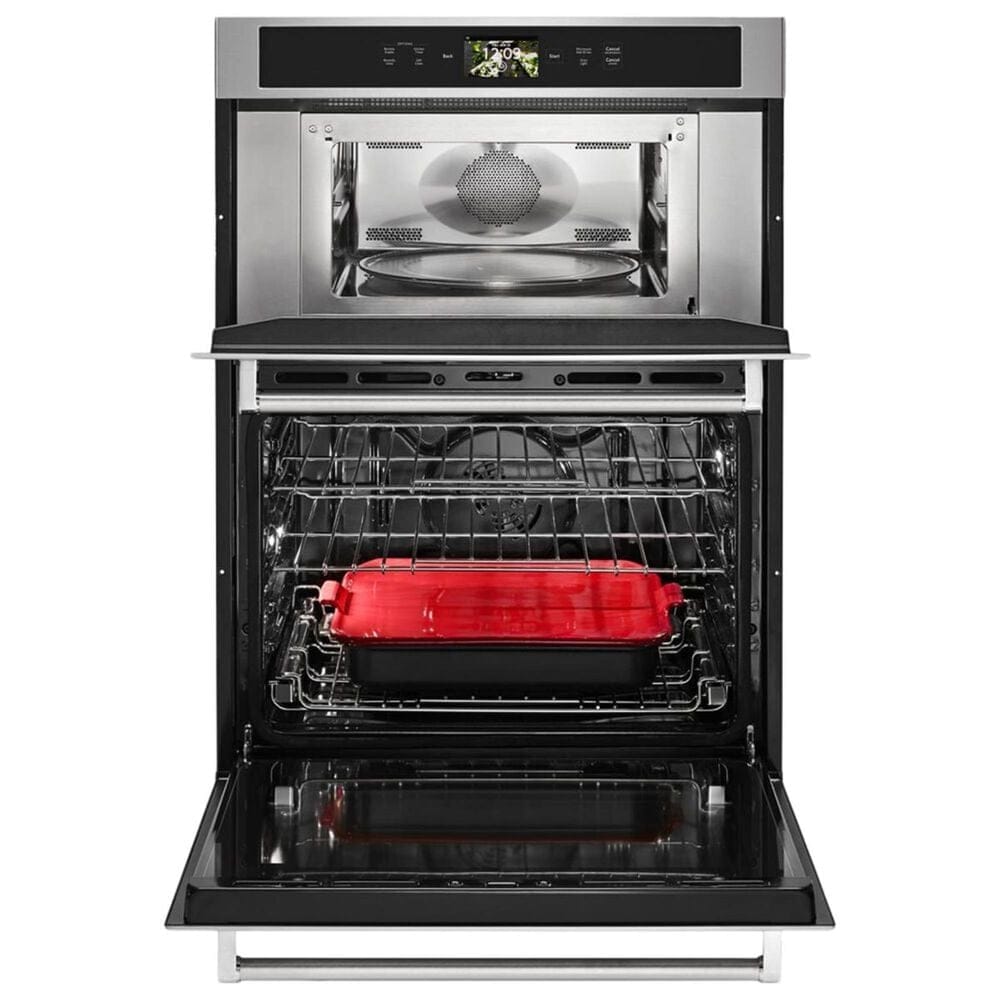 KitchenAid 30&quot; Wall Oven with Microwave Combo Smart in Stainless Steel, , large