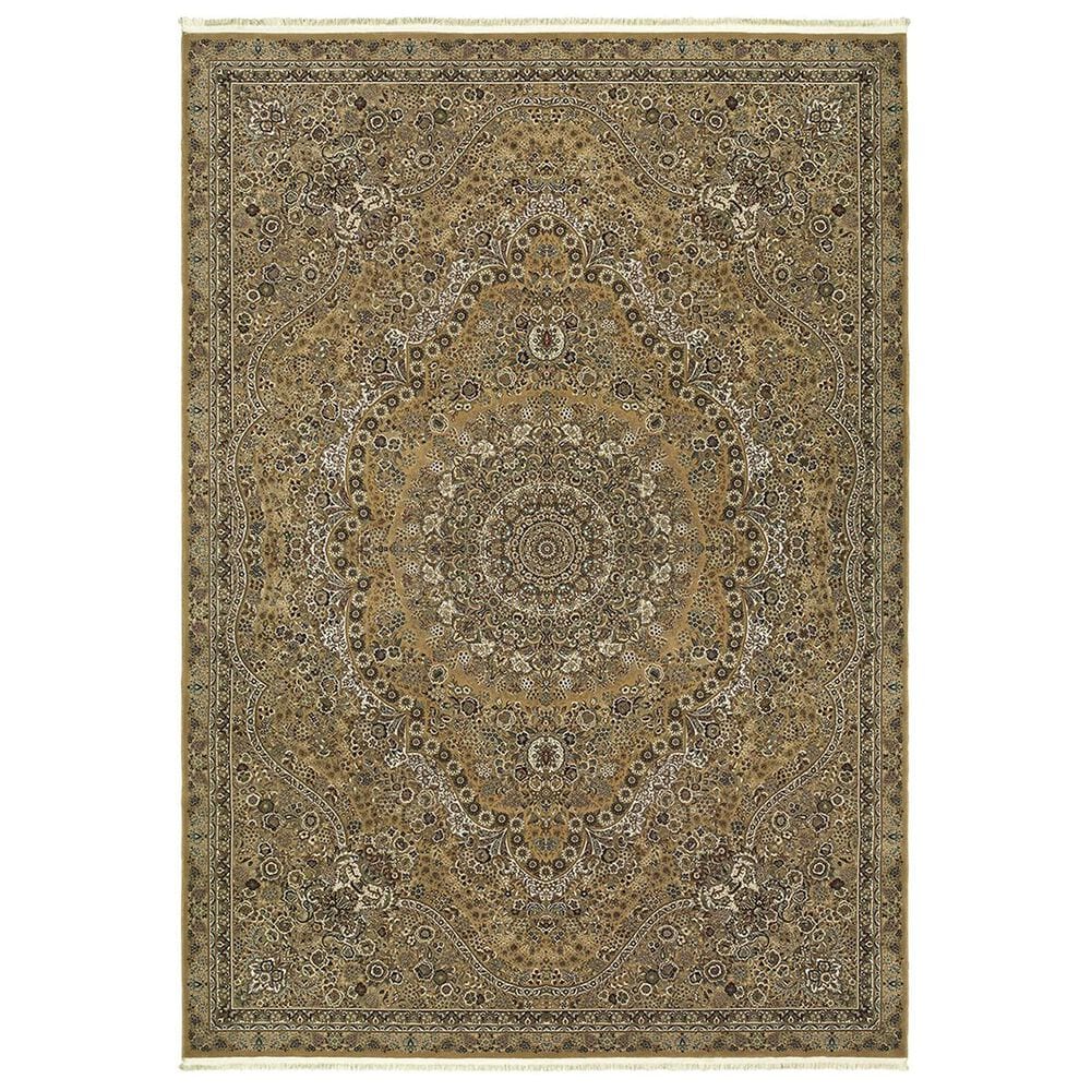 Oriental Weavers Masterpiece 8022J 3"10" x 5"5" Gold Area Rug, , large