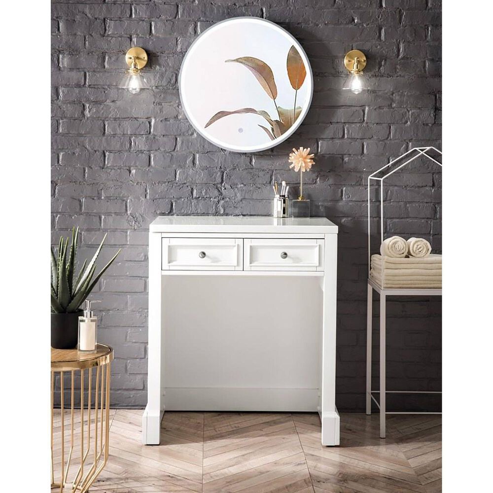 James Martin Vanities De Soto 30&quot; Countertop Unit Base in Bright White, , large
