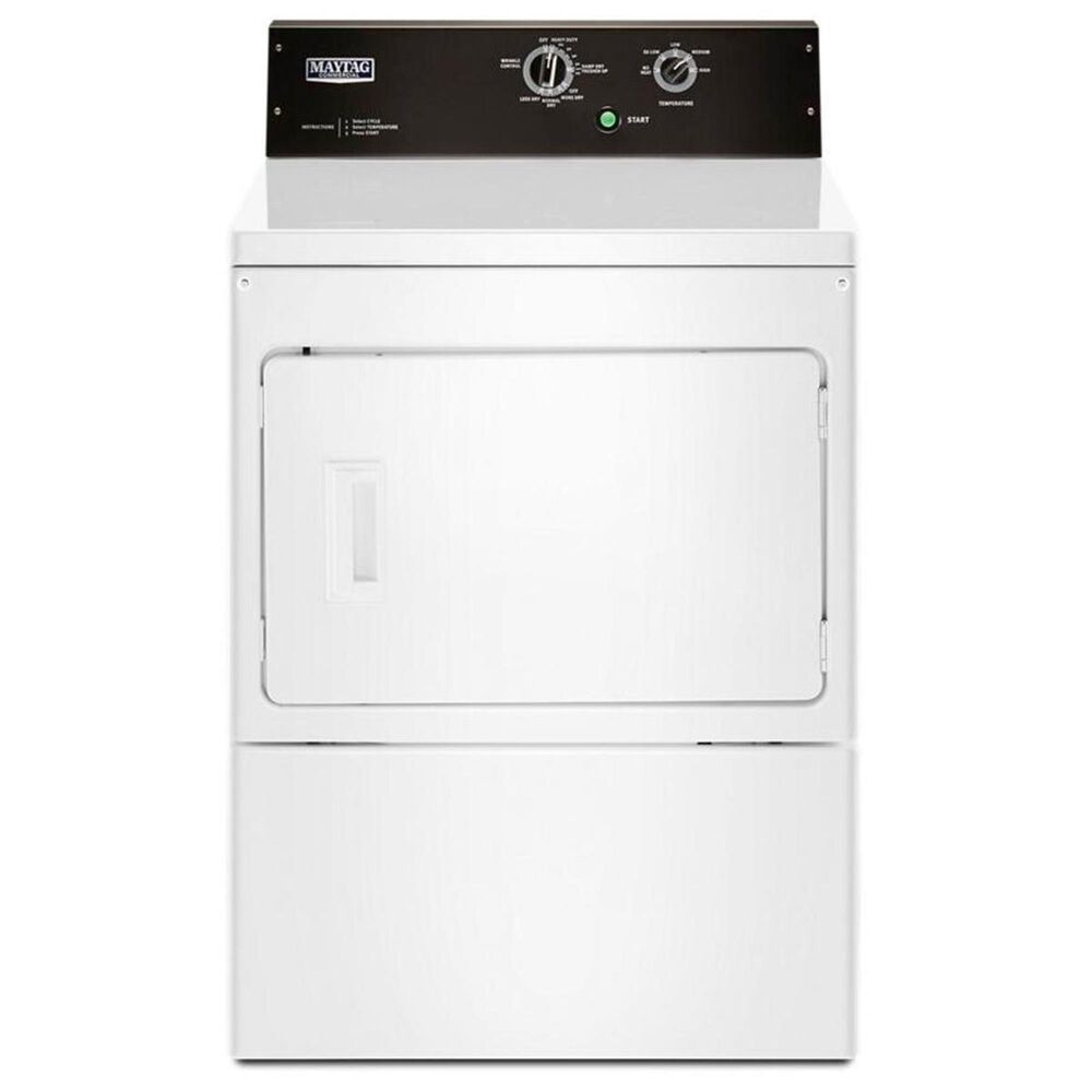 Maytag 7.4 cu. ft. Commercial-Grade Residential Gas Dryer in White, , large