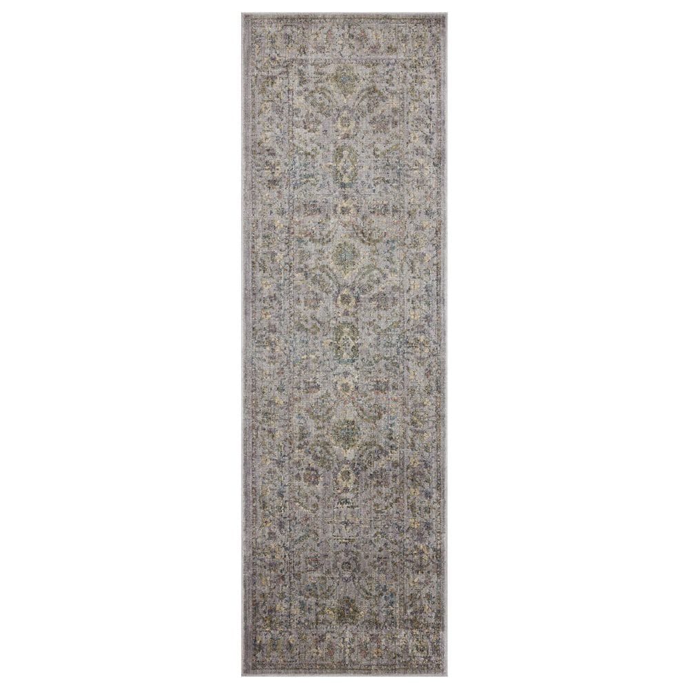 Loloi Bradbury 2"6" x 8" Grey and Multicolor Runner, , large