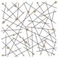 Maple and Jade 24" Square Metal Wall Decor Black, Bronze and Silver, , large