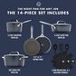 Green Pan GP5 Hard Anodized Color 15-Piece Cookware Set in Oxford Blue, , large