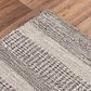 RIZZY Taylor 7"9" x 9"9" Brown and Natural Area Rug, , large