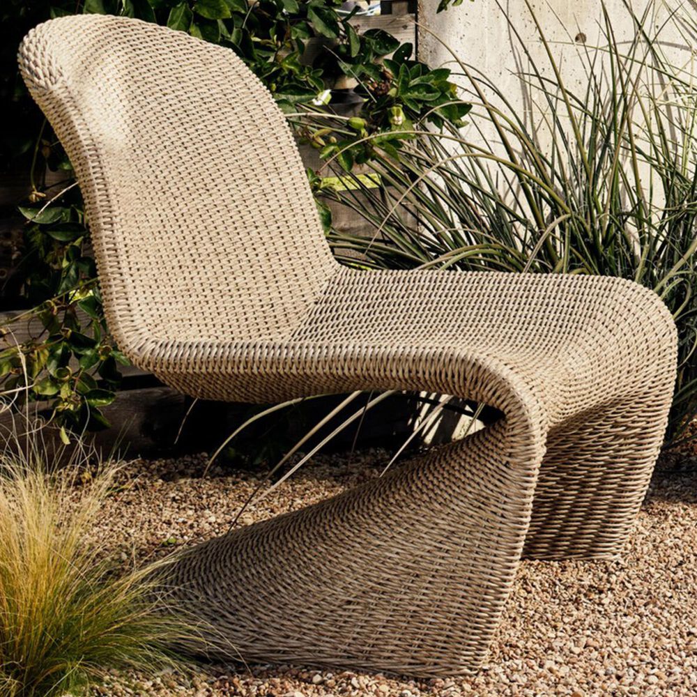 Four Hands Portia Outdoor Occasional Chair in Vintage White, , large