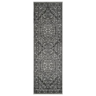 Safavieh Adirondack ADR108A-220 2"6" x 20" Silver/Black Runner, , large