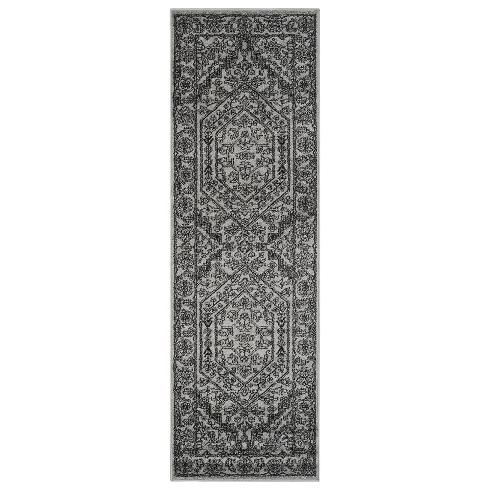 Safavieh Adirondack ADR108A-220 2"6" x 20" Silver/Black Runner, , large