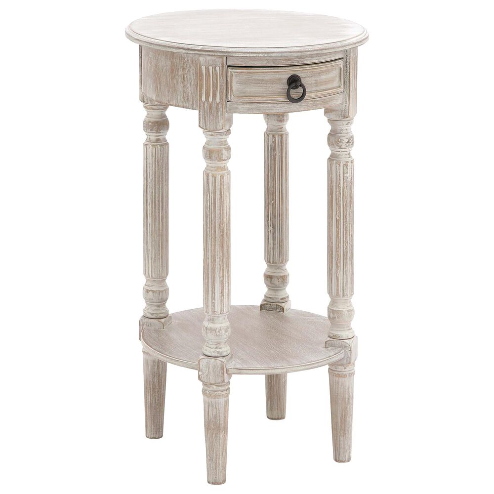 Maple and Jade Accent Table in Light Brown, , large