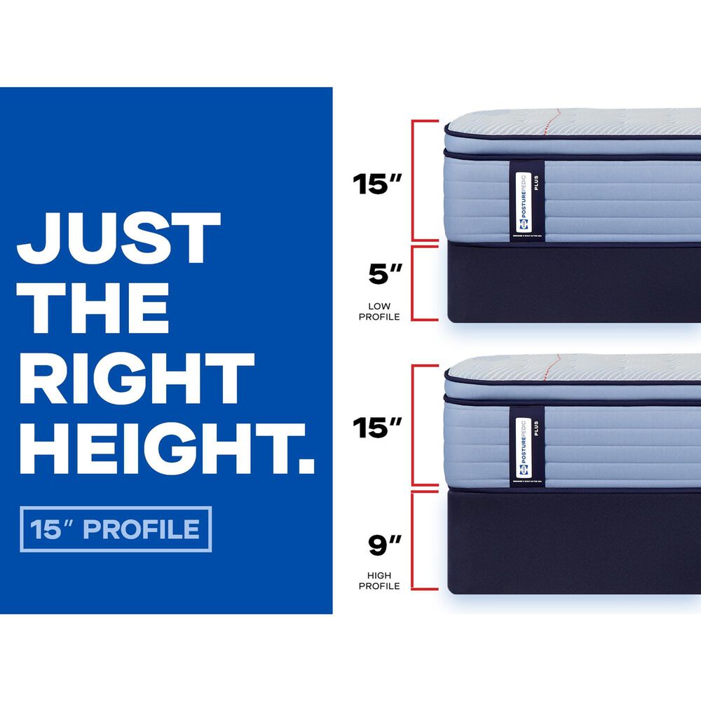 Sealy Newgard Medium Pillowtop Twin XL Mattress with High Profile Box Spring, , large