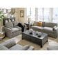 Ashley Dramatic Stationary Loveseat in Granite, , large