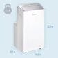 Keystone 12000 BTU Portable Air Conditioner with Remote Control in White, , large