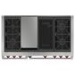 Wolf 7.8 Cu. Ft. Freestanding Dual Fuel Range in Black and Stainless Steel, , large