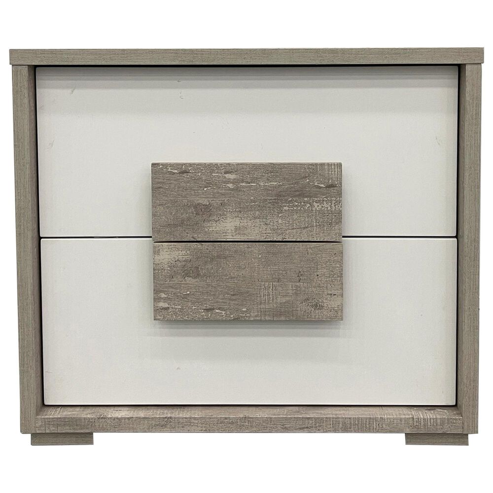 Mayberry Hill San Matteo 4-Piece Full Bedroom Set in Ash Grey and White, , large