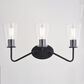 Vaxcel Beverly 3-Light Bathroom Vanity in Matte Black, , large