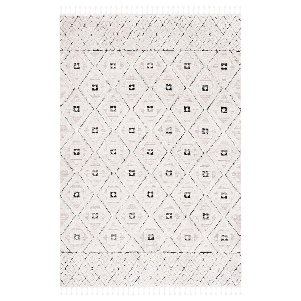 Safavieh Marrakesh MRK546A 4" x 6" Ivory and Grey Area Rug, , large