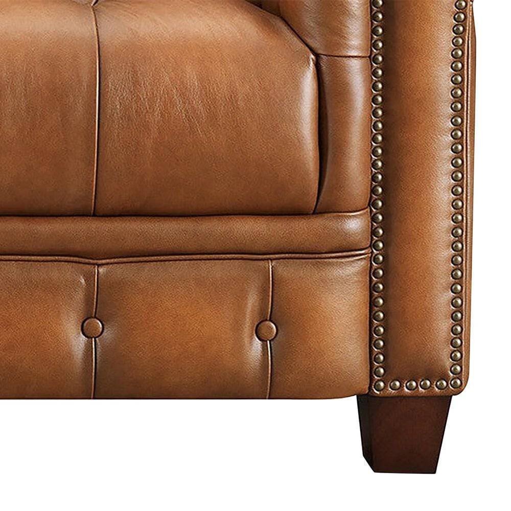 Hydeline York Leather Chair in Saddle, , large