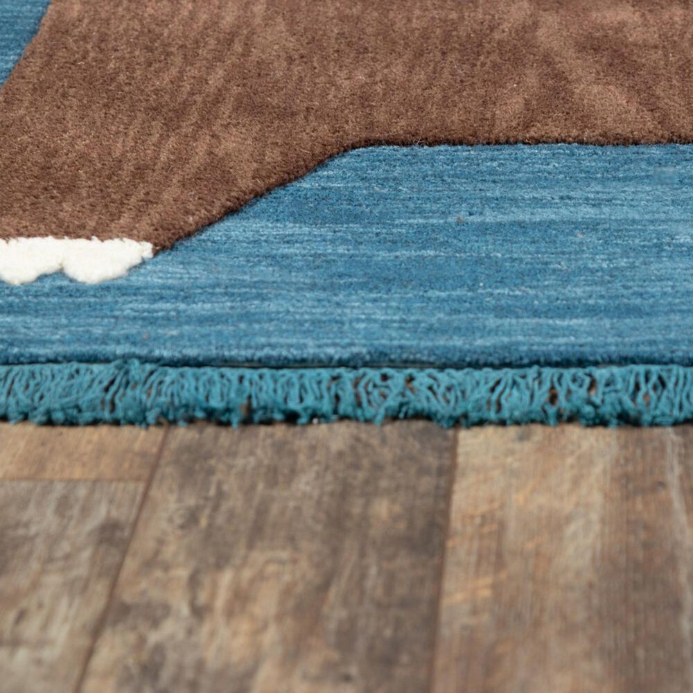 Novogratz Atticus ATC-4 5&#39; x 7&#39; Navy Area Rug, , large