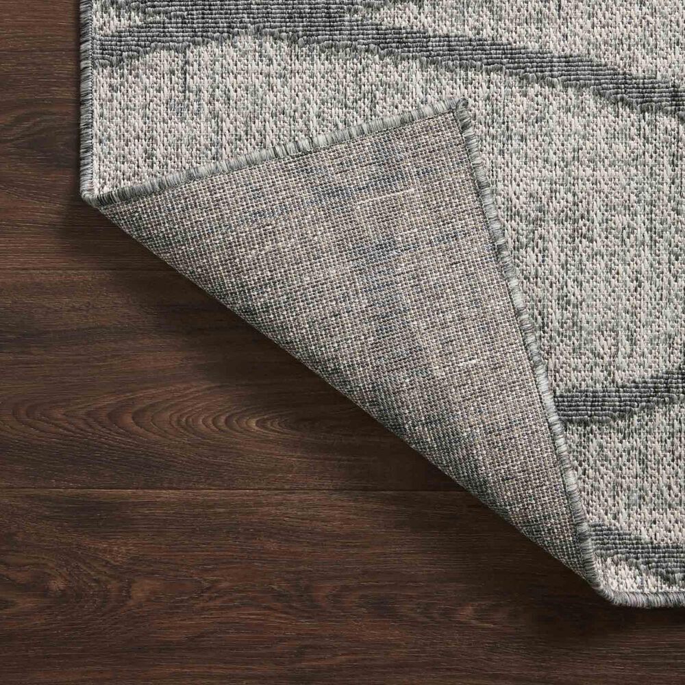 Loloi II Rainier 2&#39;2&quot; x 3&#39;9&quot; Dove and Grey Indoor/Outdoor Area Performance Rug, , large