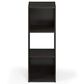 HOMLUX 3-Cube Open Shelf Bookshelf in Espresso, , large