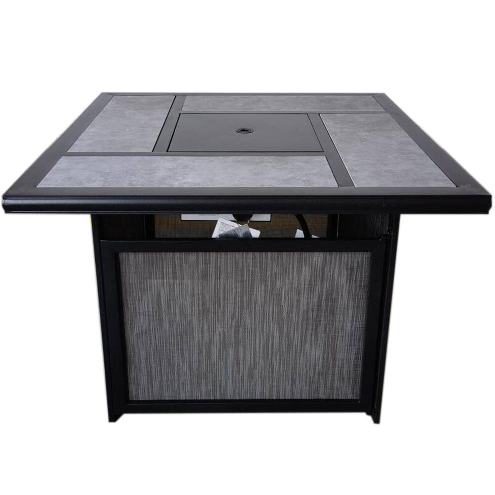 Gathercraft Franklin 5-Piece Firepit Chat Set in Gray, , large