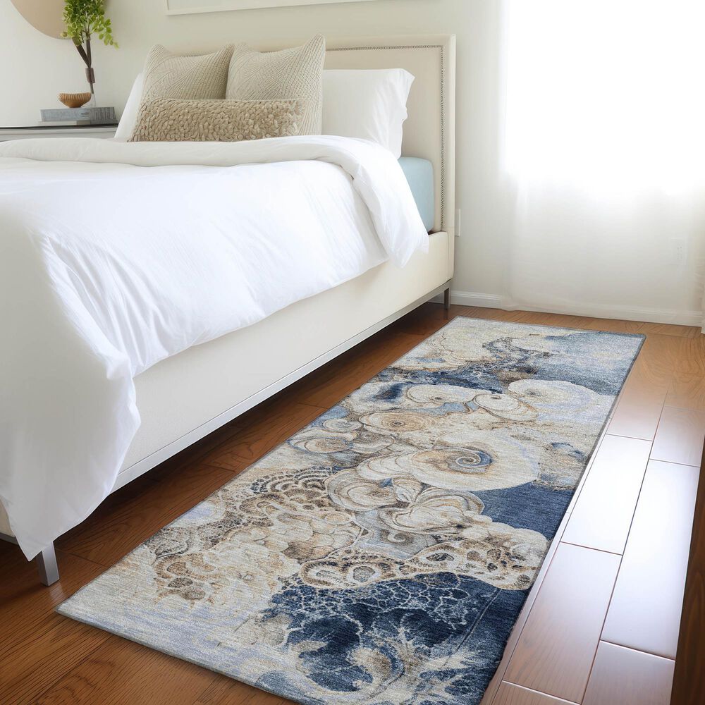 Dalyn Rug Company Odyssey OY389 Denim 2&#39;3&quot; x 7&#39;6&quot; Runner, , large