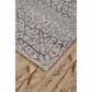 Feizy St. Cloud 7229F 4" x 6" Pearl and Gray Area Rug, , large