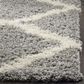 Safavieh Dallas Shag SGD257G-4 4" x 6" Grey/Ivory Area Rug, , large