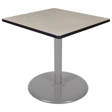 Regency Global Sourcing Cain 30" Square Dining Table in Grey and Maple - Table Only, , large