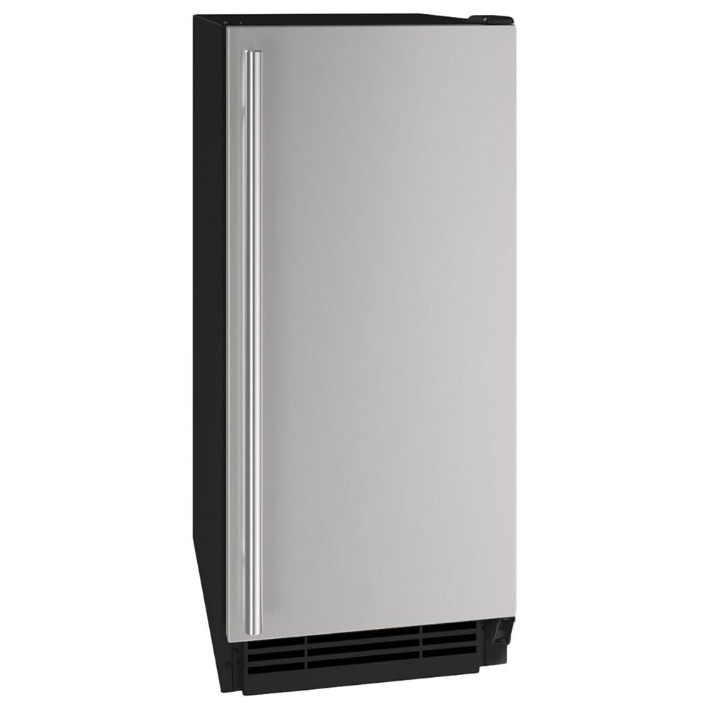 U-Line 15" Ice Maker with Pump in Stainless Steel, , large