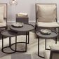 Splendor Living Maddox Nesting Table in Grey and Black (Set of 3), , large